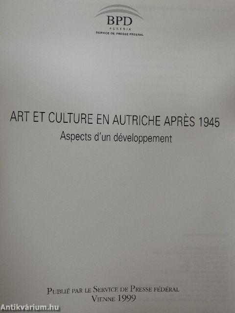 Art et Culture en Autriche Aprés 1945