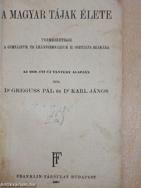 A magyar tájak élete