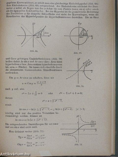 Die Mathematik des Naturforschers und Ingenieurs I.