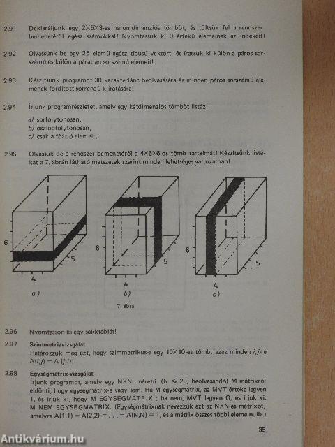 Programozási alapfeladatok gyűjteménye