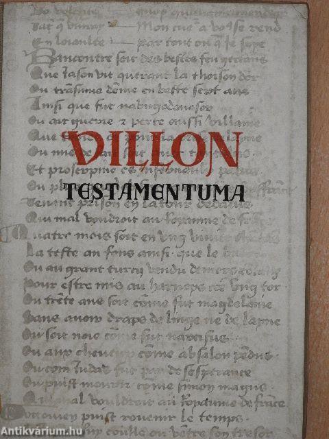 Villon testamentuma