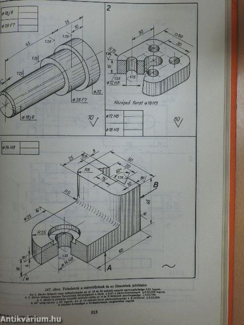 Géplakatos és autószerelő szakrajzi és rajzolvasási példatár