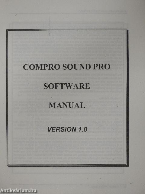 Compro Sound Pro