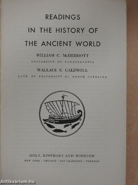 Readings in the History of the Ancient World