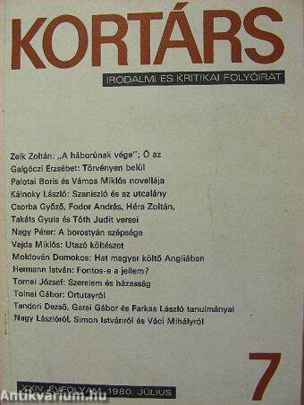 Kortárs 1980. július