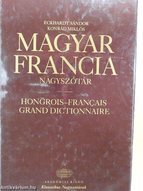 Magyar-francia nagyszótár