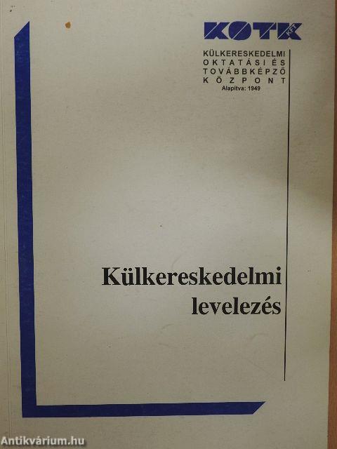 Külkereskedelmi levelezés