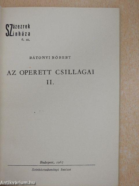 Az operett csillagai II.