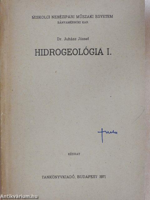 Hidrogeológia I.