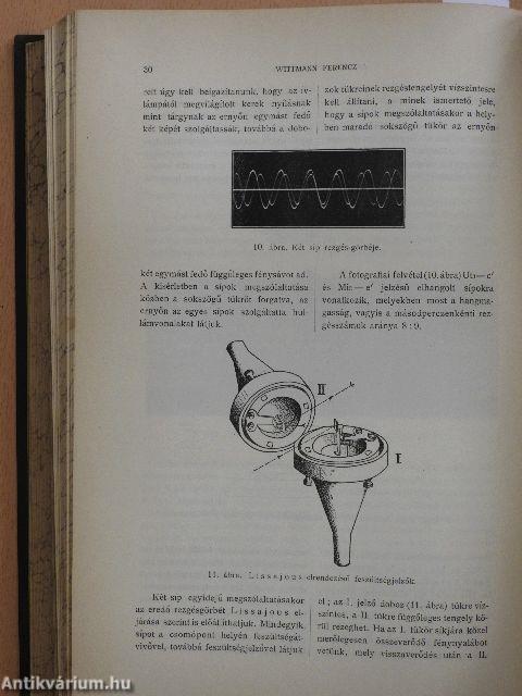 Természettudományi Közlöny 1905. január-december/Pótfüzetek a Természettudományi Közlönyhöz 1905. január-december