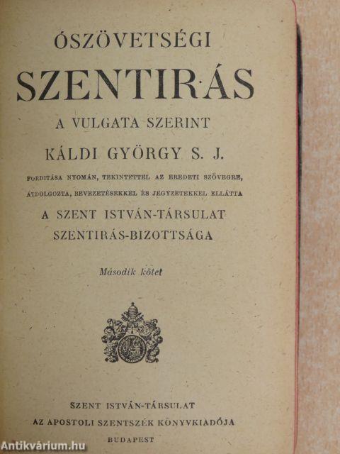 Ószövetségi Szentirás II. (töredék)