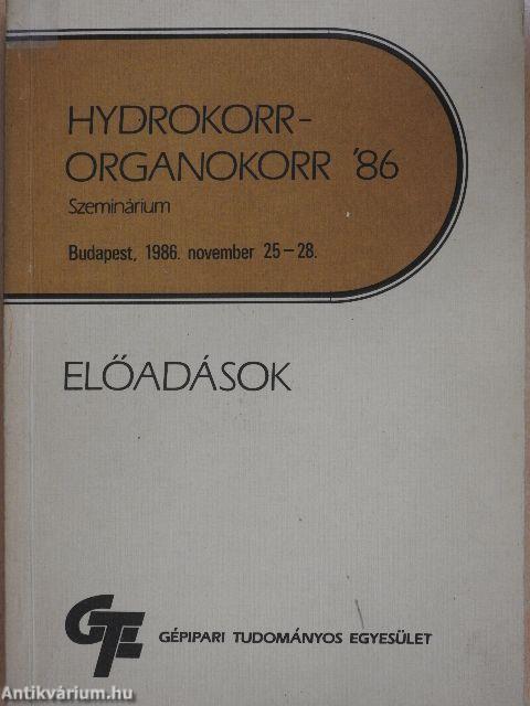 Hydrokorr - Organokorr '86 Szeminárium