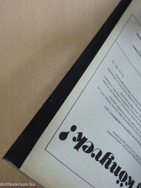 Mezőgazdasági adatok 1972/4.