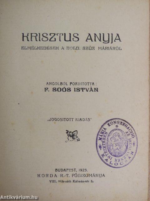 Krisztus anyja