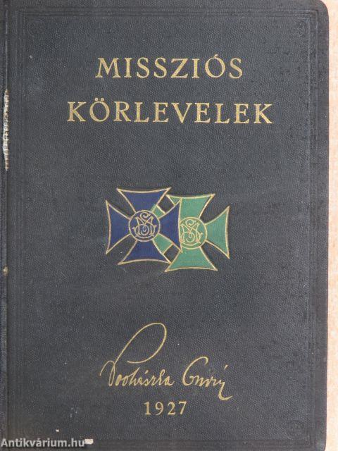 Prohászka Ottokár missziós körlevelei