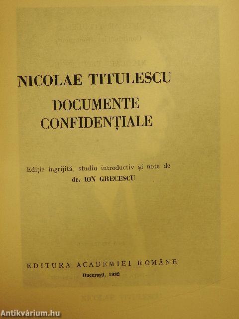 Documente Confidentiale