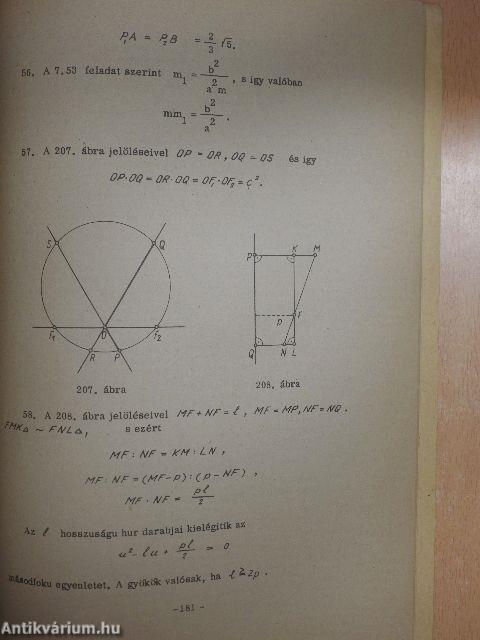 Geometriai példatár III.