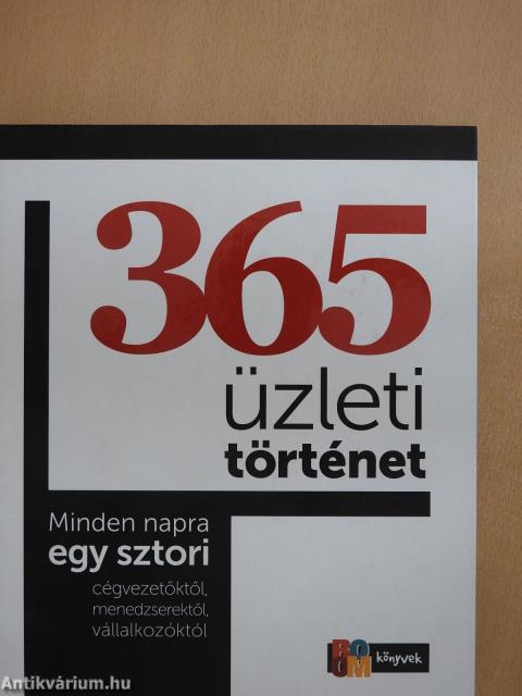 365 üzleti történet (dedikált példány)