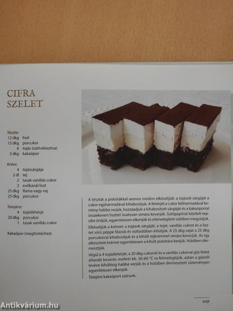 Süteményeskönyv (aláírt példány)