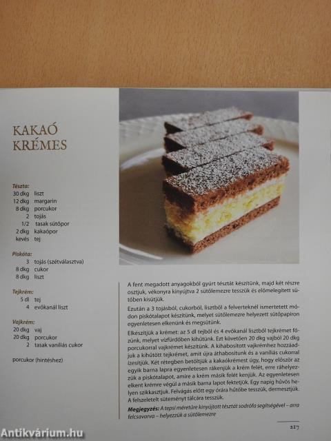 Süteményeskönyv (aláírt példány)