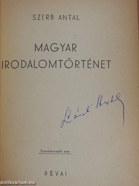 Magyar irodalomtörténet