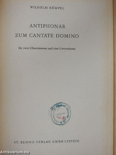 Antiphonar zum Cantate Domino