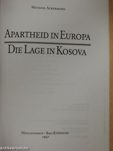 Apartheid in Europa