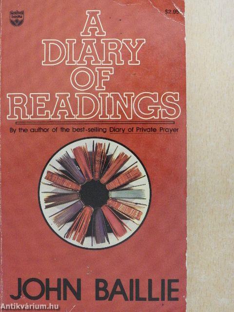 A Diary of Readings