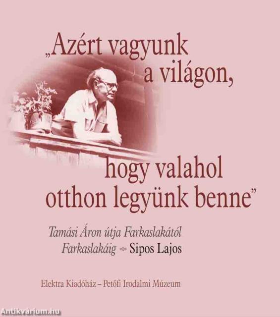 AZÉRT VAGYUNK A VILÁGON, HOGY VALAHOL OTTHON LEGYÜNK BENNE-TAMÁSI ÁRON ÚTJA