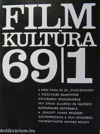 Filmkultúra 1969. január - február