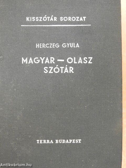 Magyar-olasz szótár