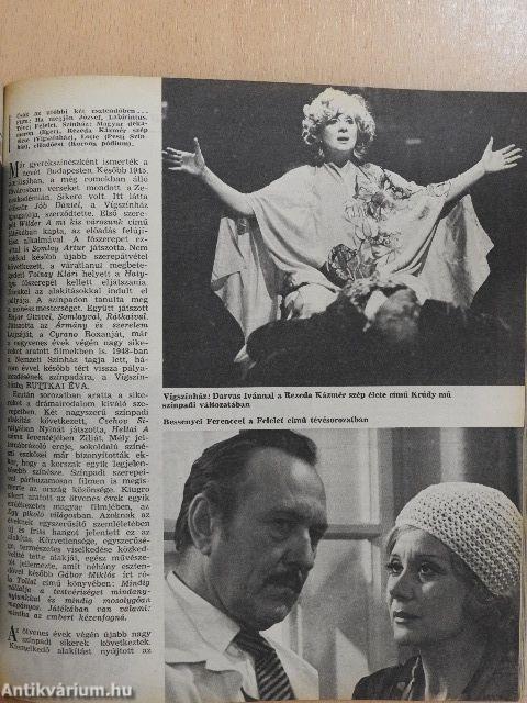Film-Színház-Muzsika Színészkönyv 1977.