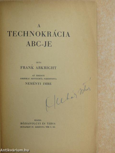 A technokrácia ABC-je