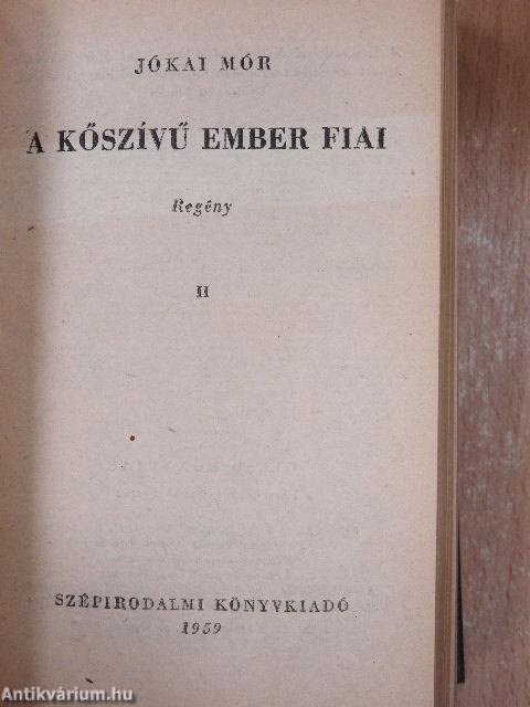 A kőszívű ember fiai I-III.