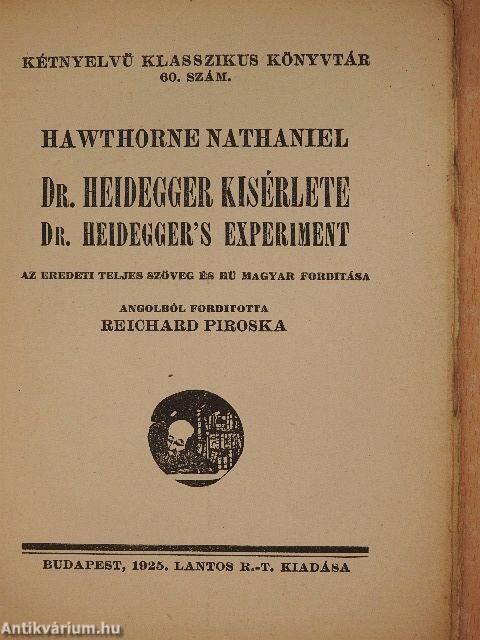 Dr. Heidegger kisérlete