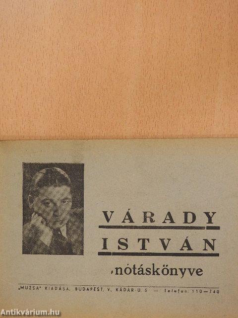 Várady István nótáskönyve