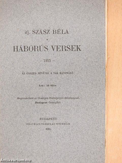 Háborús versek