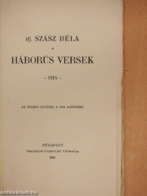 Háborús versek