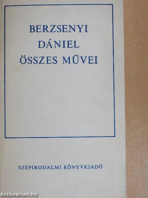 Berzsenyi Dániel összes művei