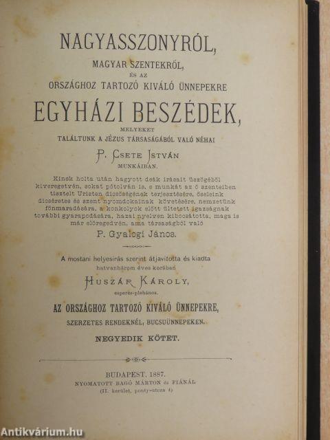 Egyházi beszédek III-V. 