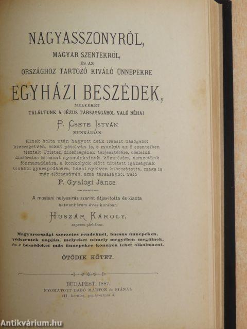 Egyházi beszédek III-V. 