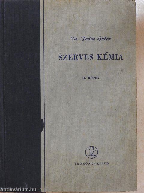 Szerves kémia I-II.