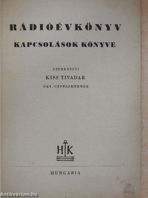 Rádióévkönyv kapcsolások könyve 1948