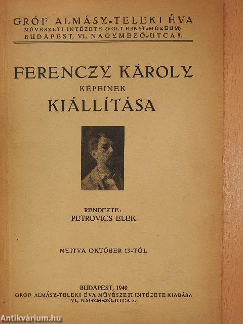 Ferenczy Károly képeinek kiállítása