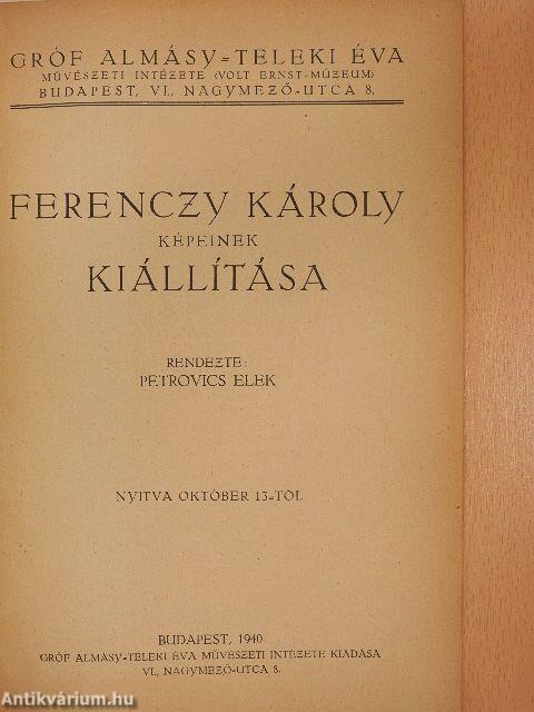 Ferenczy Károly képeinek kiállítása