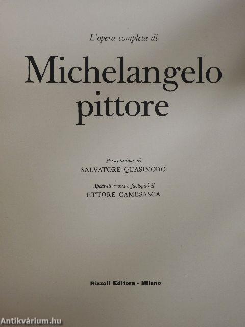 L'opera completa di Michelangelo pittore