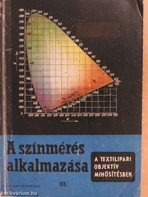 A színmérés alkalmazása a textilipari objektív minősítésben III.