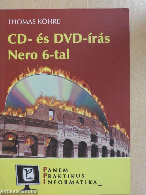 CD- és DVD-írás Nero 6-tal