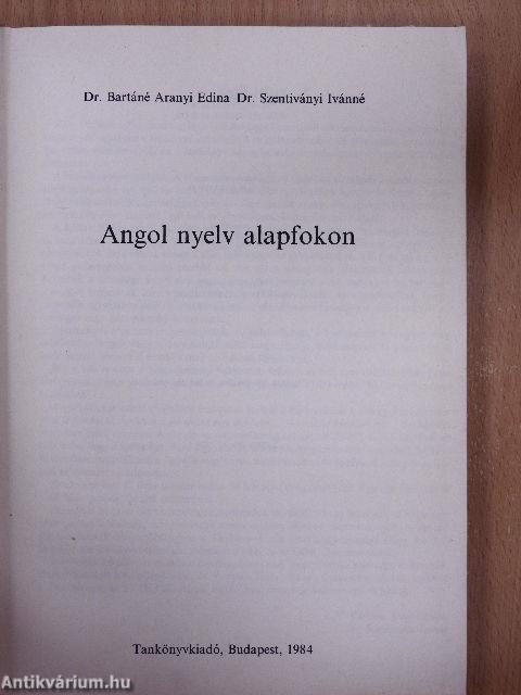 Angol nyelv alapfokon