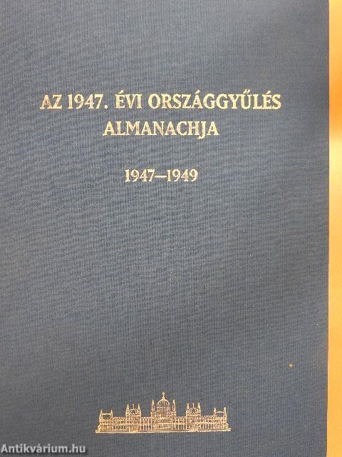 Az 1947. évi Országgyűlés Almanachja